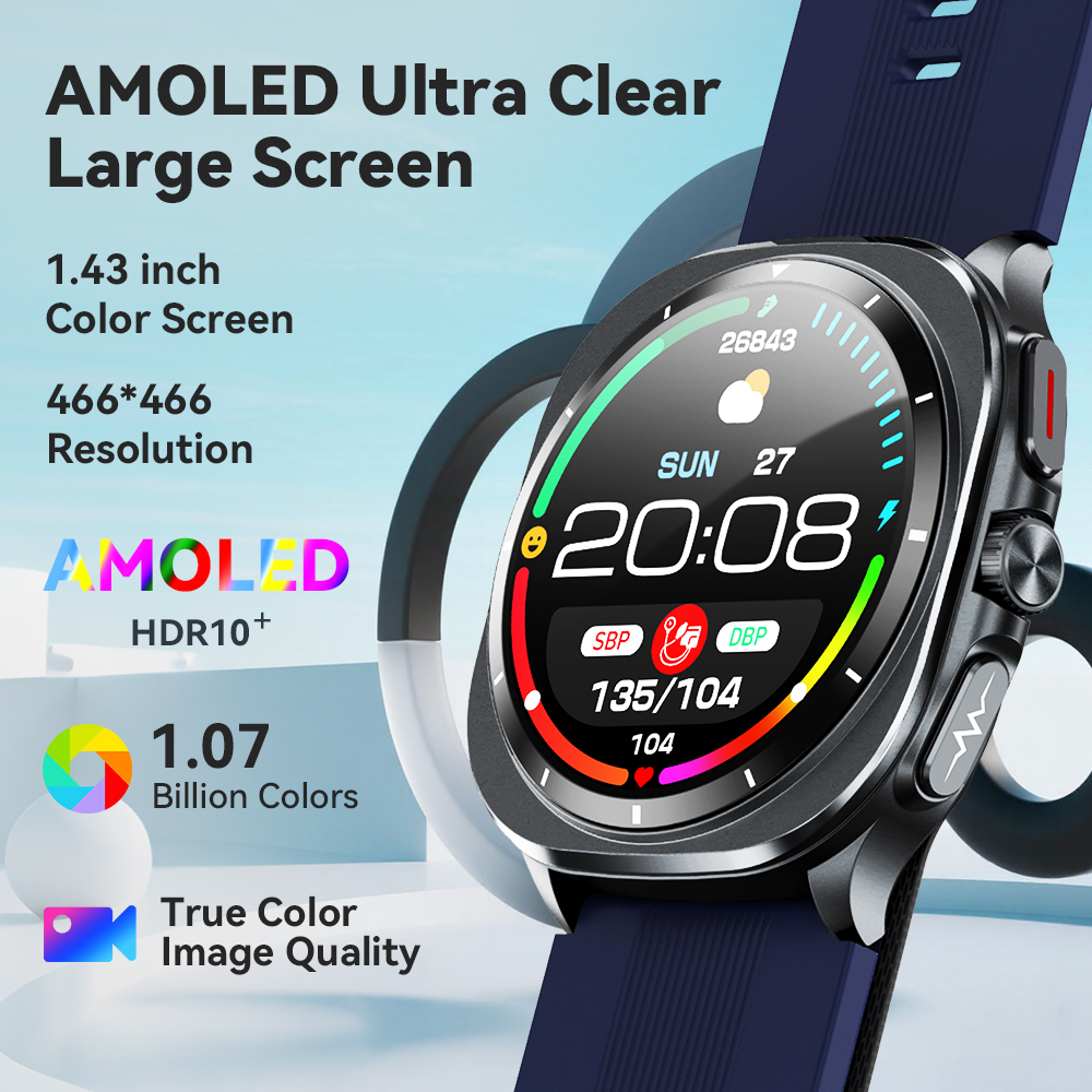 NOYAFA New ECG+PPG Blood Fat U - Fall Detection Watch review and price