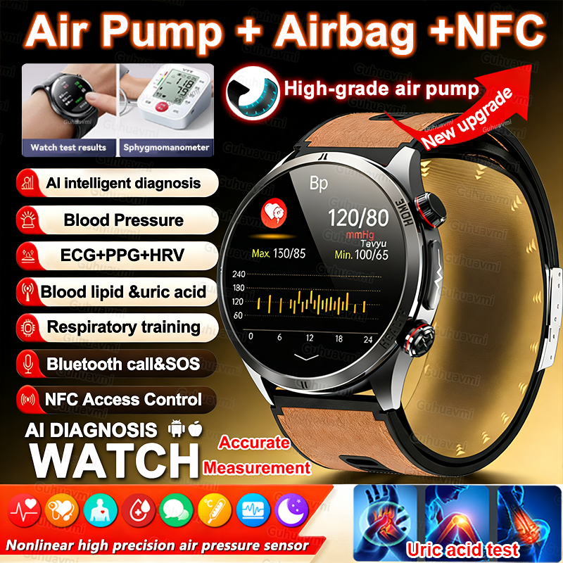 2026 New AI diagnosis Air Pump - Fall Detection Watch review and price