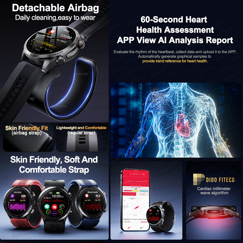 2026 New AI diagnosis Air Pump - Fall Detection Watch review and price