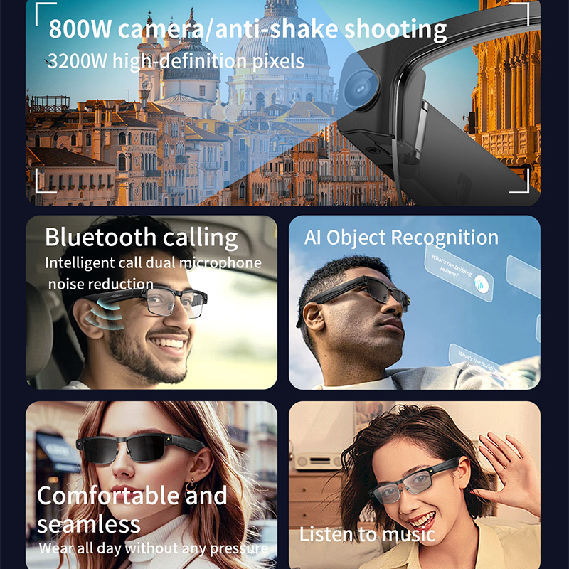 Al Smart Photo Glasses 800W Ca - Smart Glasses Lens review and price