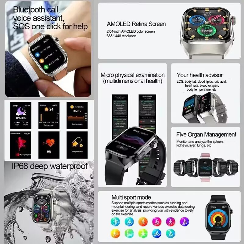 New Nursing Level Blood Pressu - Fall Detection Watch review and price