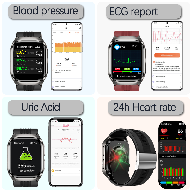 2026 New Blood Pressure Air Pu - Fall Detection Watch review and price